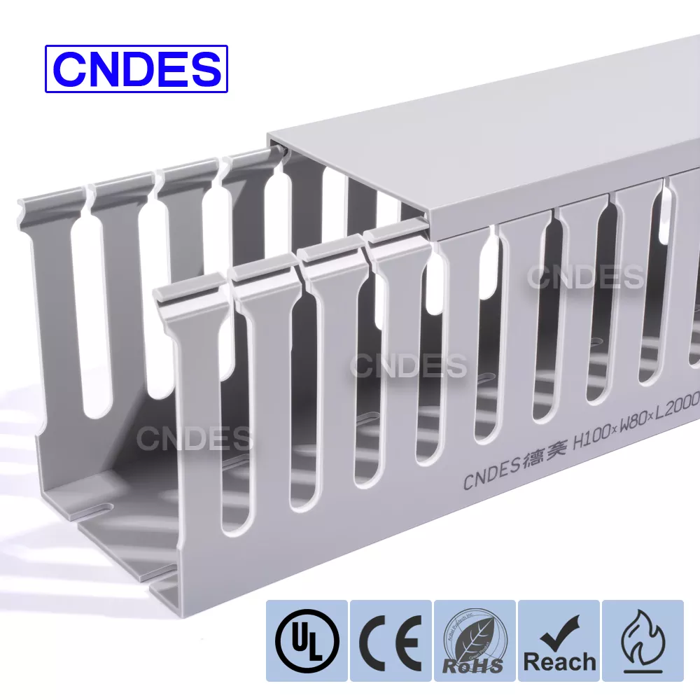 100×80 Flexible Slotted PVC ဝါယာကြိုးပြွန်