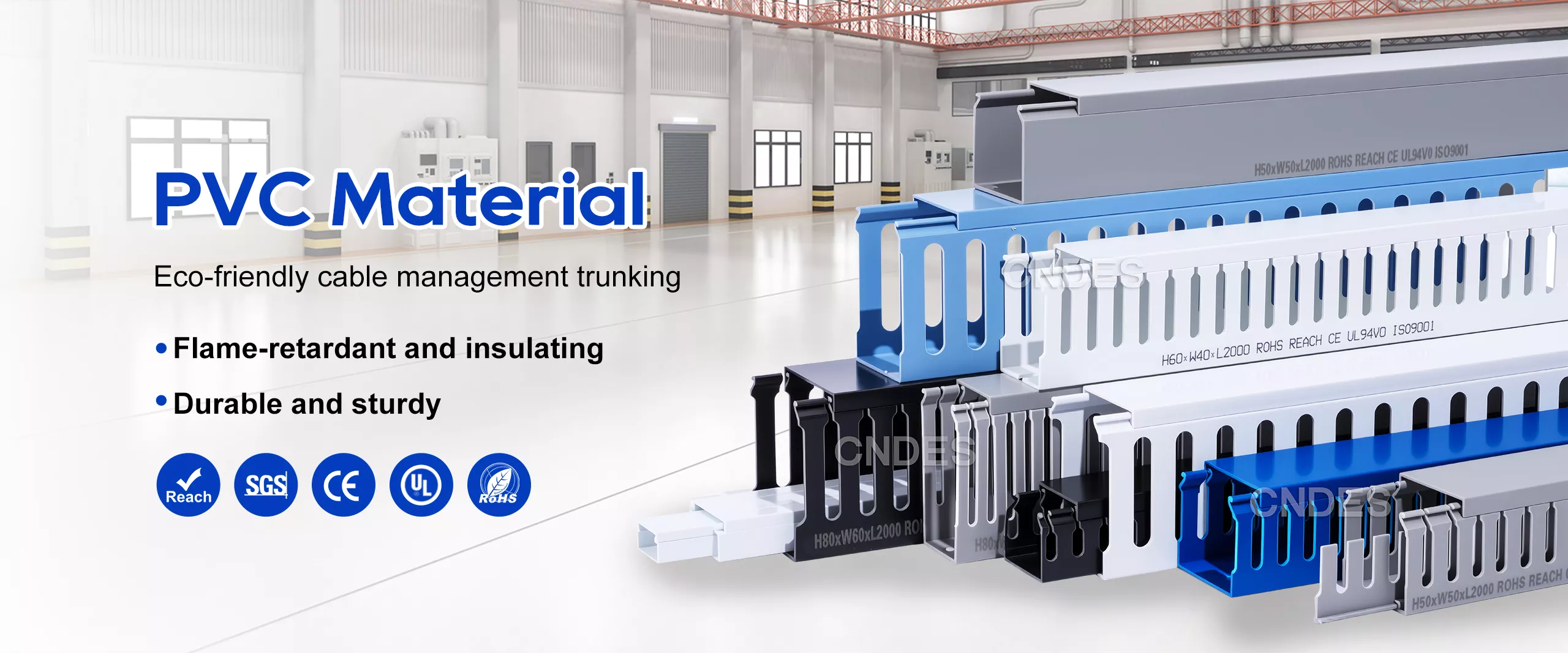 တရုတ် PVC Cable Trunking တင်သွင်းသူ