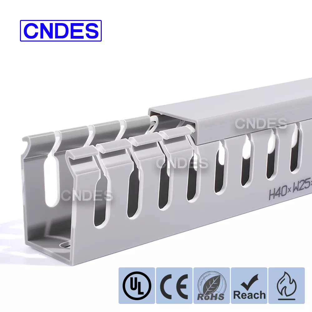 40×25 PVC ဝါယာကြိုးတပ်ဆင်ခြင်းပြွန်