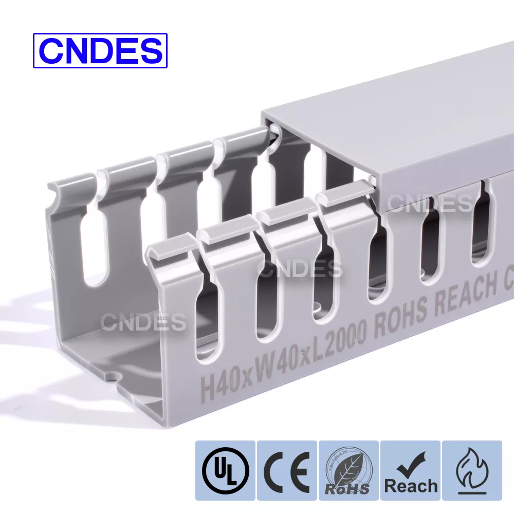 အဖုံးပါသော 40×40 PVC ဝါယာကြိုးပြွန်