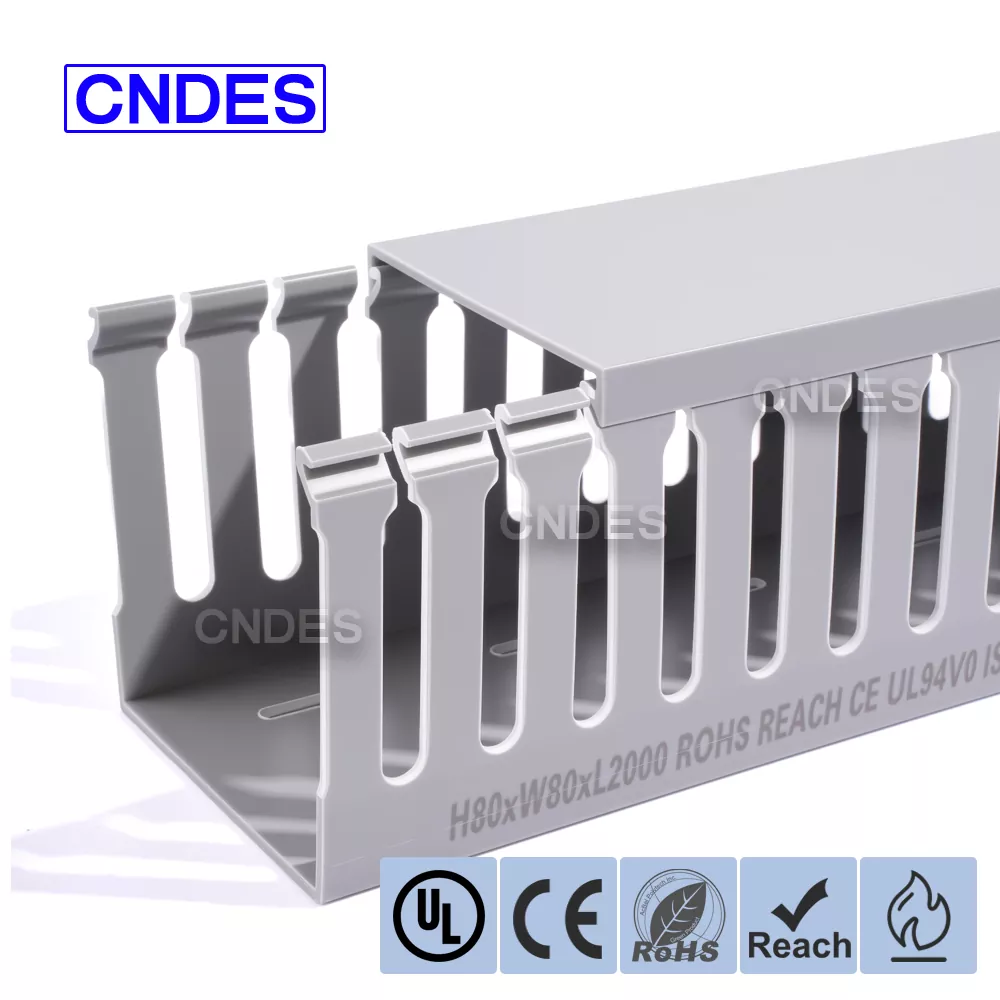 80×80 Slotted PVC Switchboard ဝါယာကြိုးပြွန်